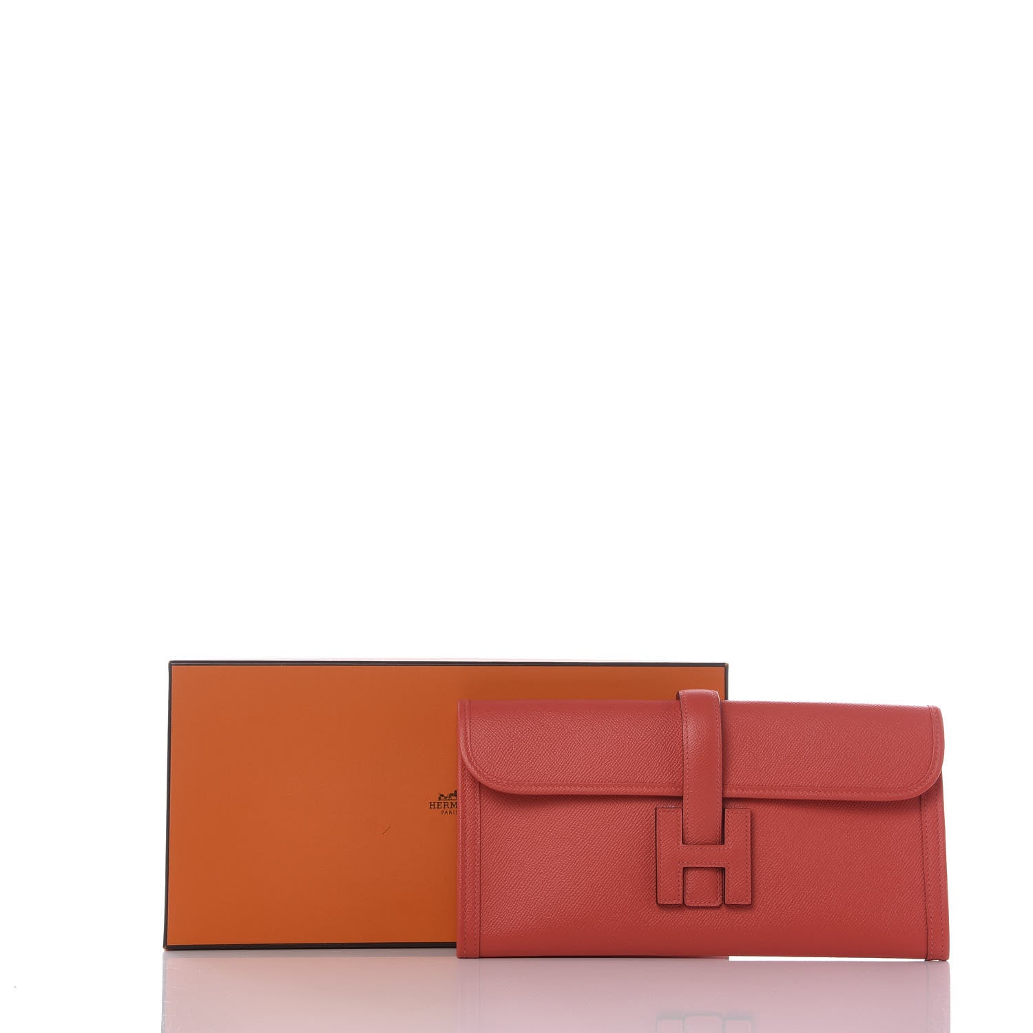Hermes Epsom Jige Elan 29 Clutch Rose Jaipur 9 of 9
