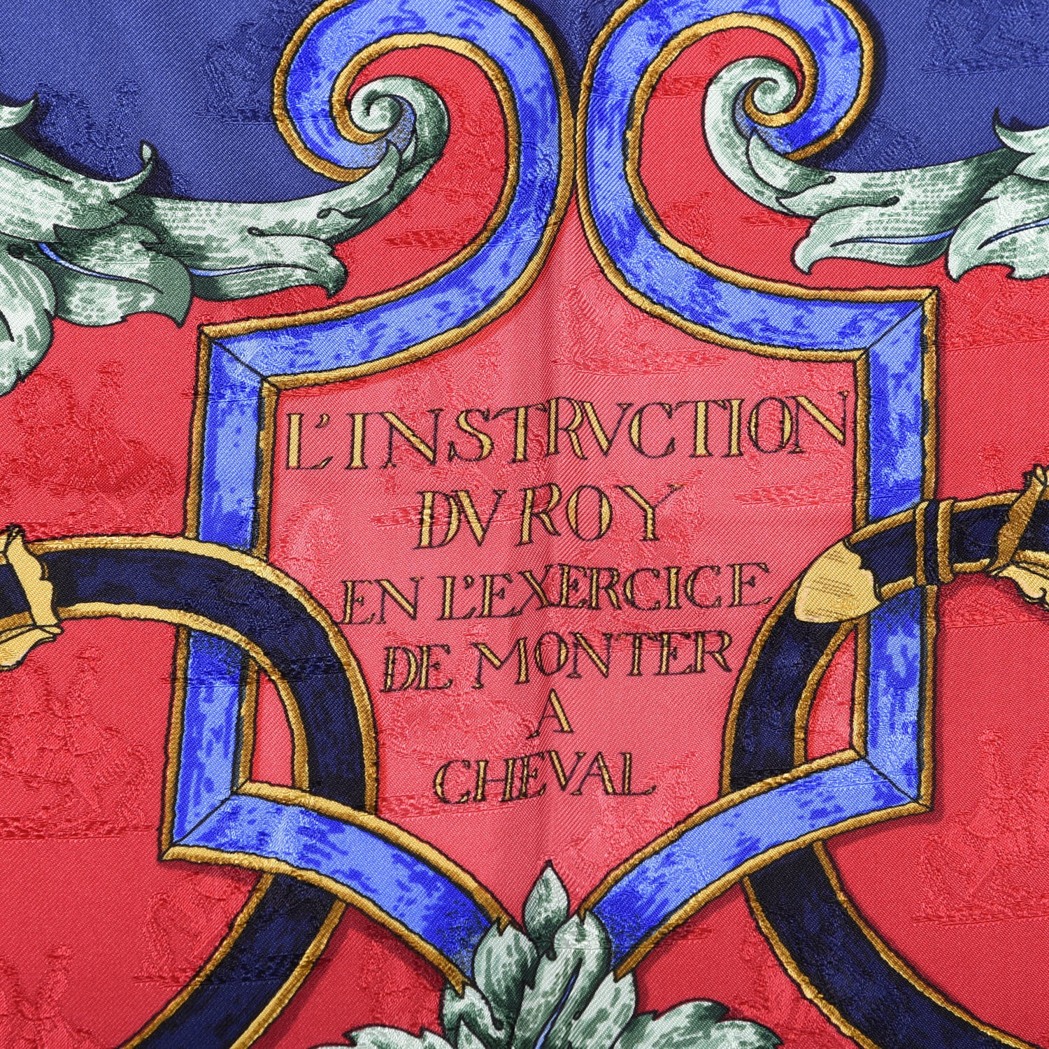 Hermes Silk L'Instruction Du Roy Scarf 90 5 of 6