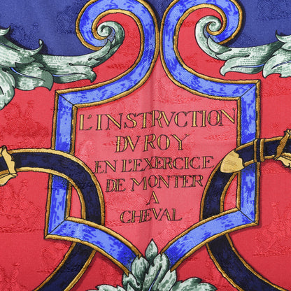 Hermes Silk L'Instruction Du Roy Scarf 90 5 of 6
