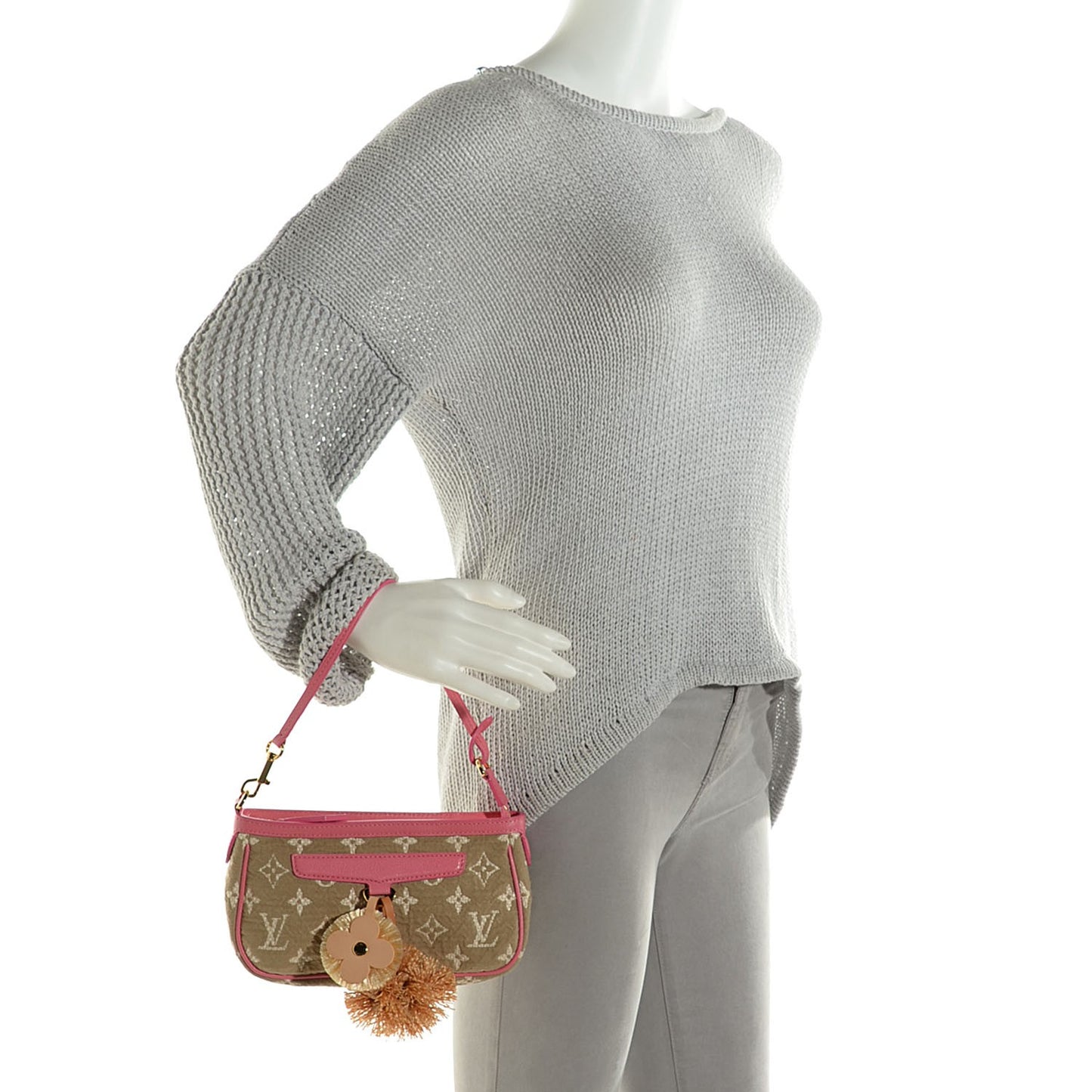 Monogram Sabbia Pochette Accessories Rose