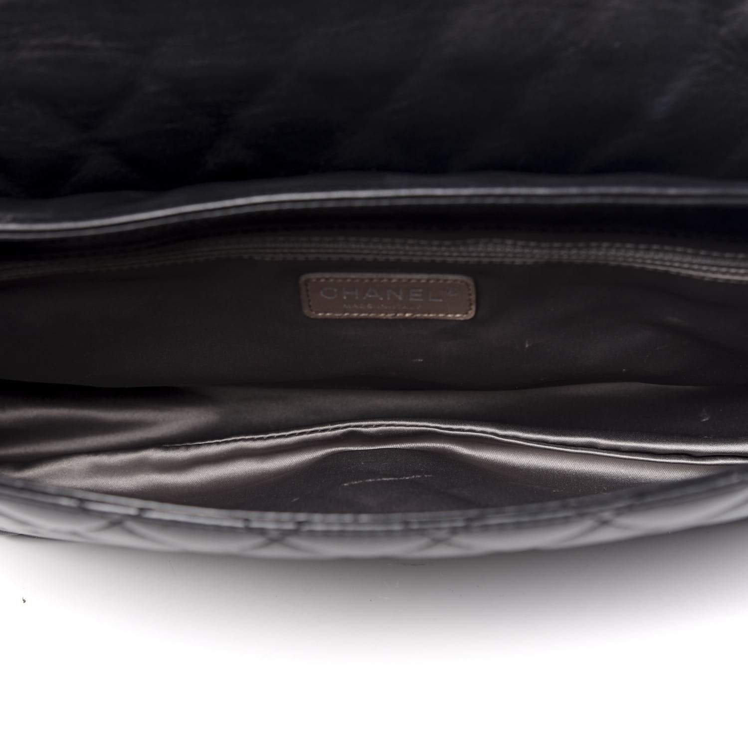 Chanel Lambskin Quilted Maxi Coco Rain Flap Black 4 of 11
