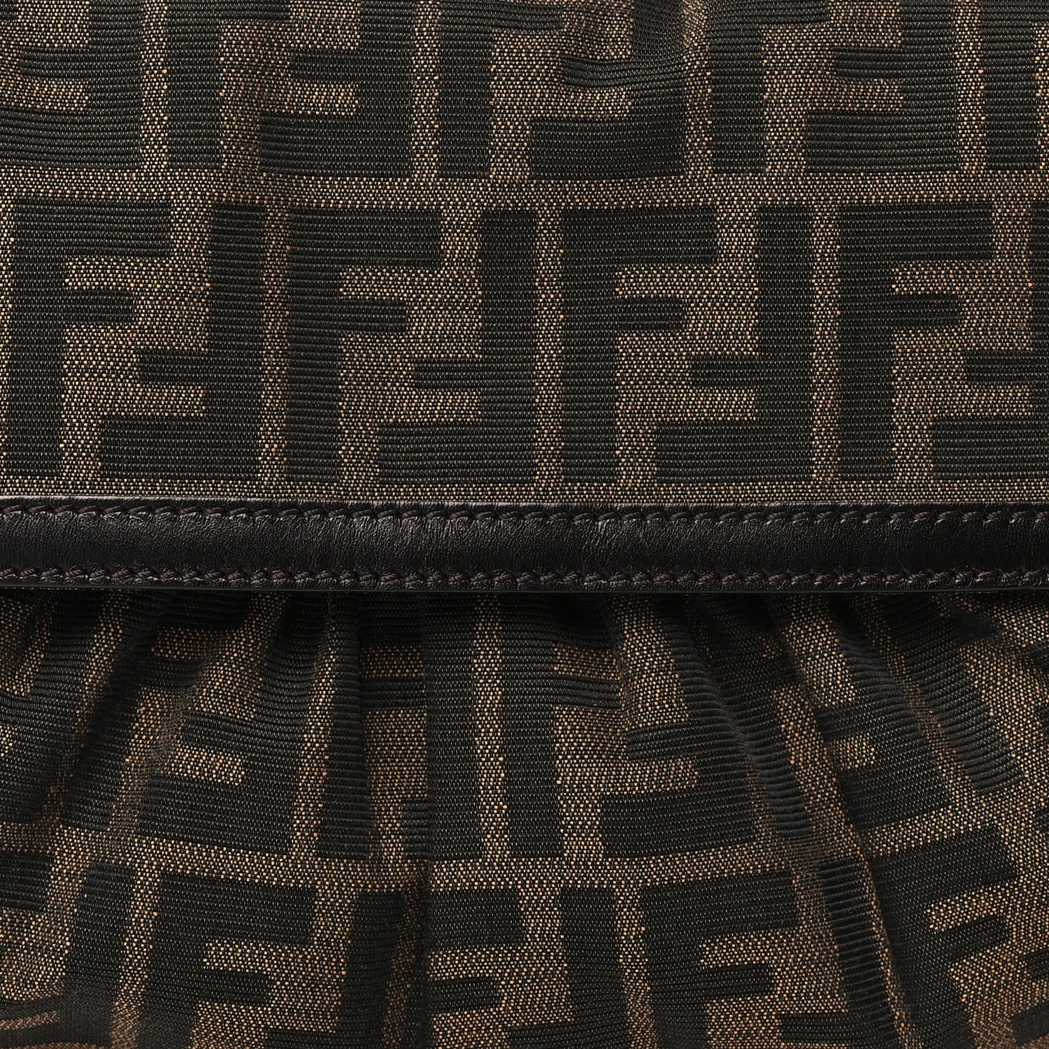 Fendi Zucca Small Chef Shoulder Bag Tobacco 8 of 10
