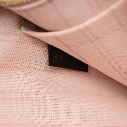 Louis Vuitton Damier Ebene Neverfull MM GM Pochette Rose Ballerine 7 of 7