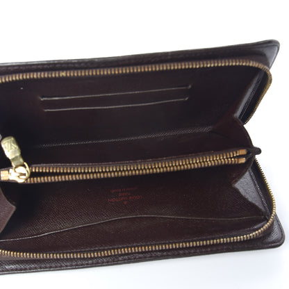 Louis Vuitton Damier Ebene Porte-Monnaie Zippy Wallet 7 of 9