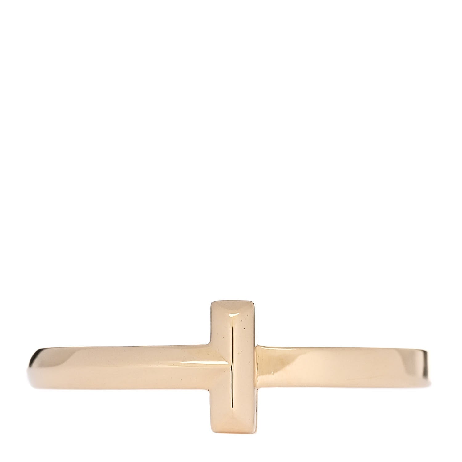Tiffany 18K Yellow Gold T T1 Ring 60 9.25 1 of 4
