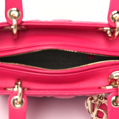 Christian Dior Lambskin Cannage Medium Lady Dior Fuchsia 4 of 8