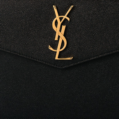 Saint Laurent Grain De Poudre Uptown Pouch Black 7 of 11