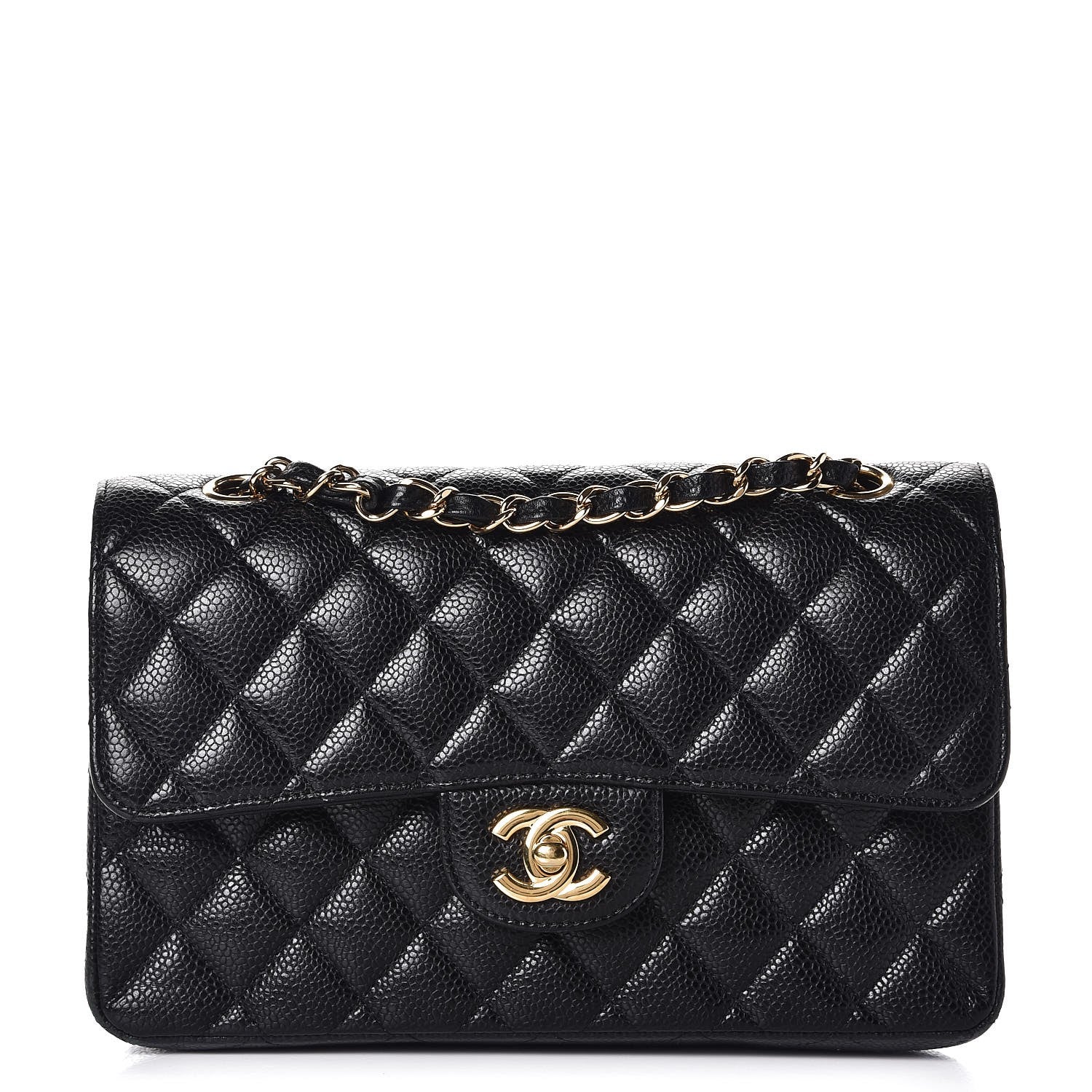 Chanel Caviar Quilted Small Double Flap Black 1 of 8