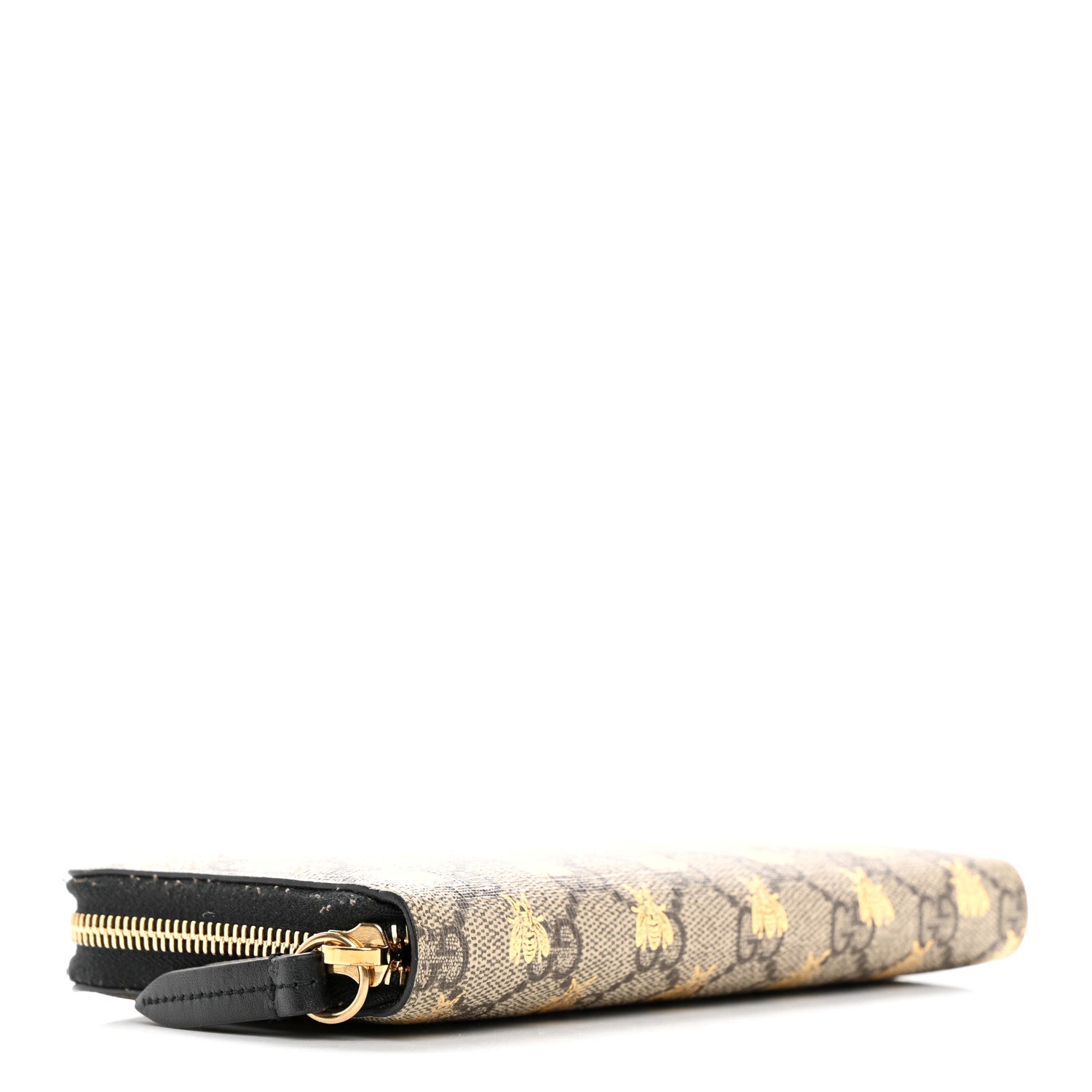 Gucci GG Supreme Monogram Bees Zip Around Wallet 4 of 10