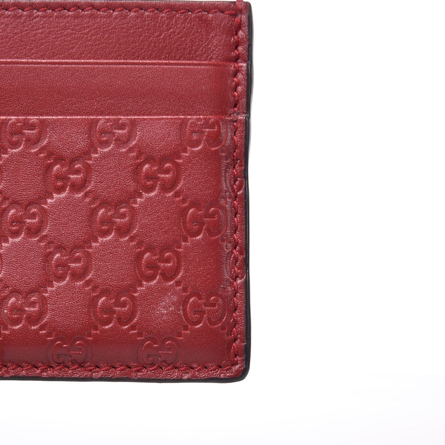 Microguccissima Card Holder Red