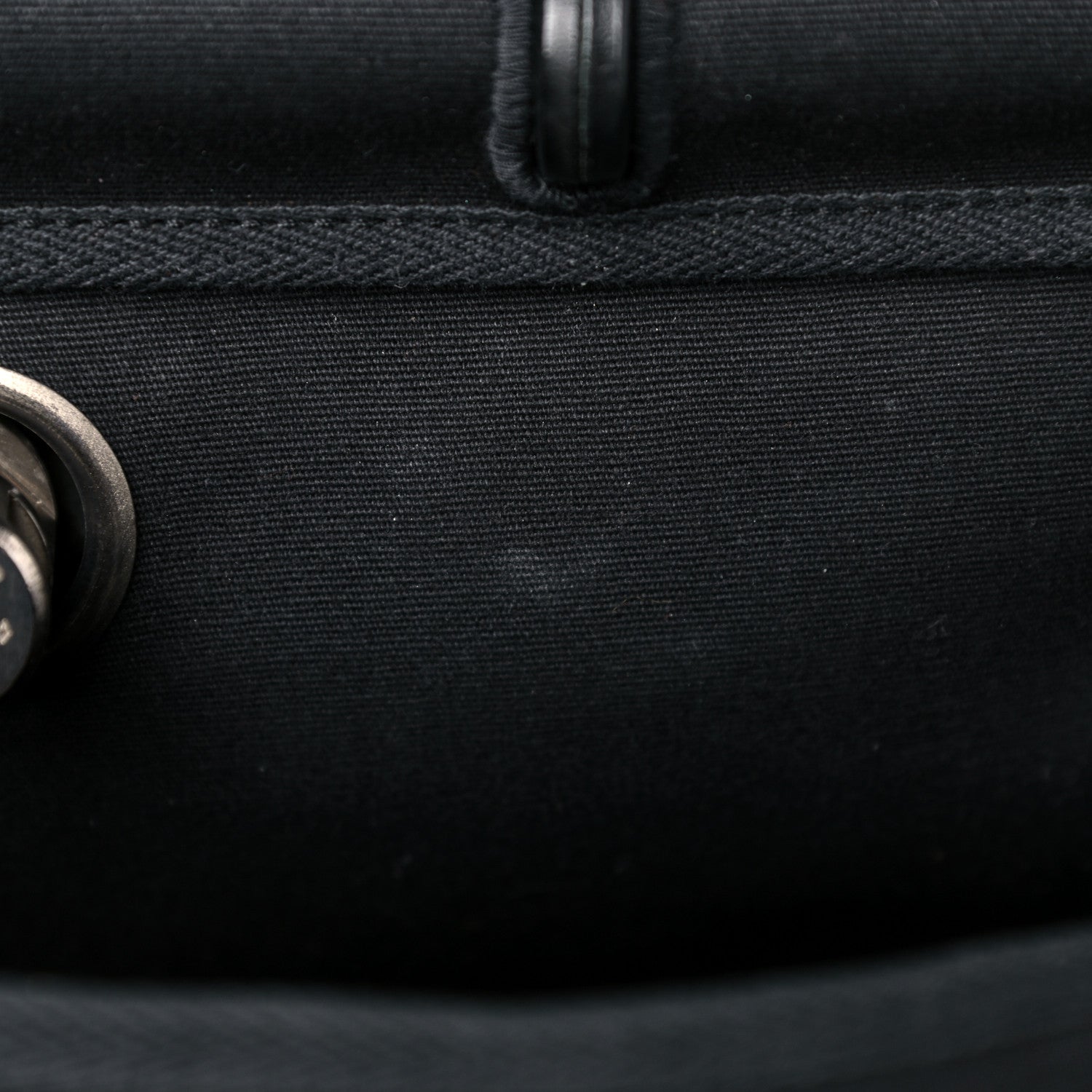 Hermes Toile Vache Calfskin Herbag 30 PM Backpack Black 13 of 28