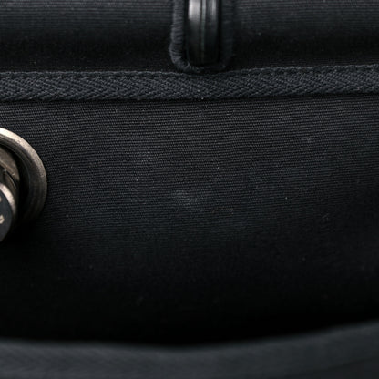 Hermes Toile Vache Calfskin Herbag 30 PM Backpack Black 13 of 28