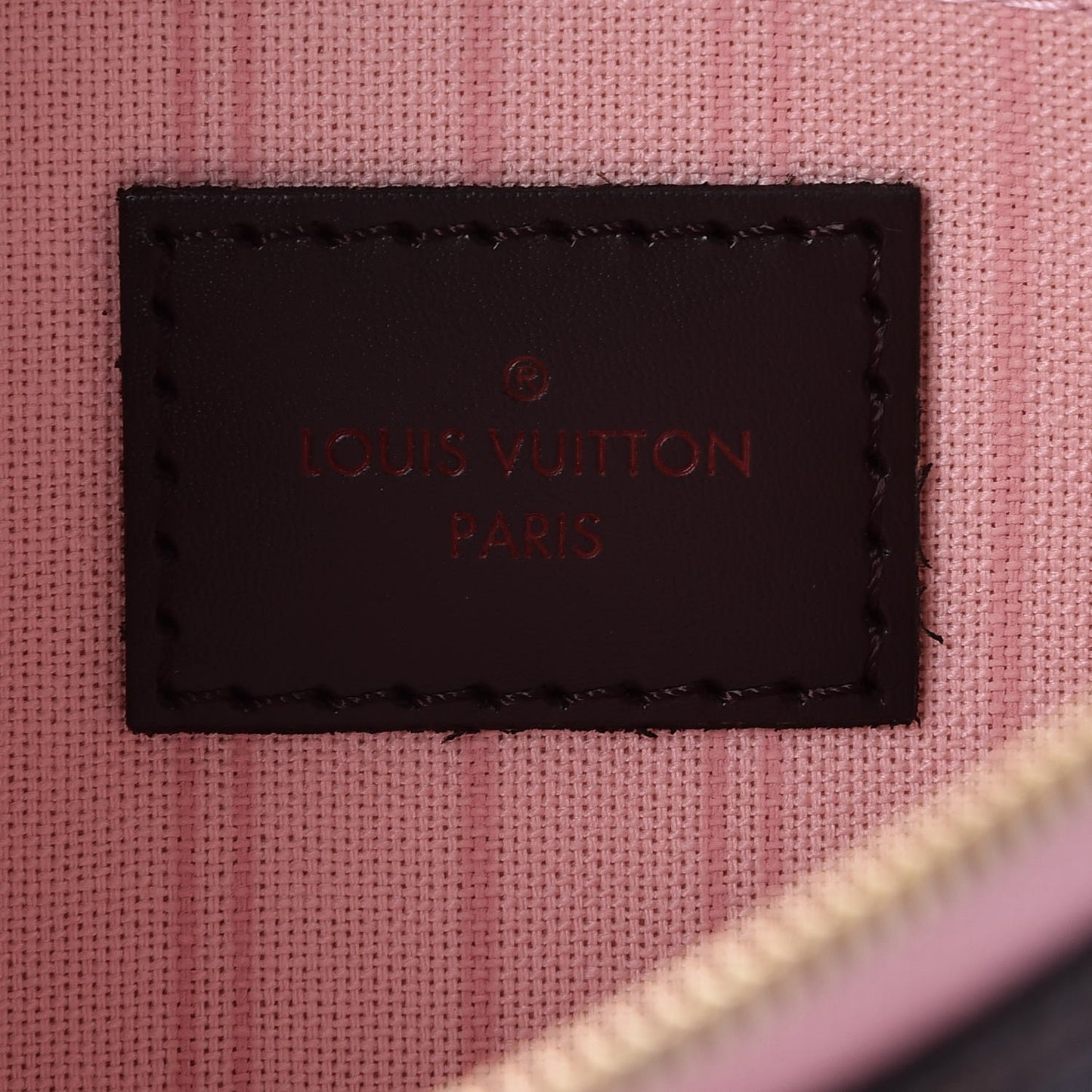 Damier Ebene Neverfull MM GM Pochette Rose Ballerine