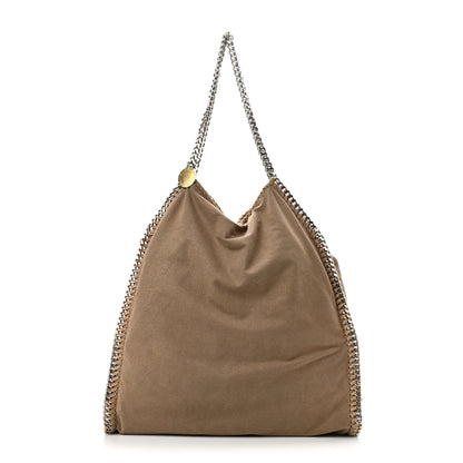 Stella McCartney Shaggy Deer Falabella Fold Over Tote Beige 1 of 12