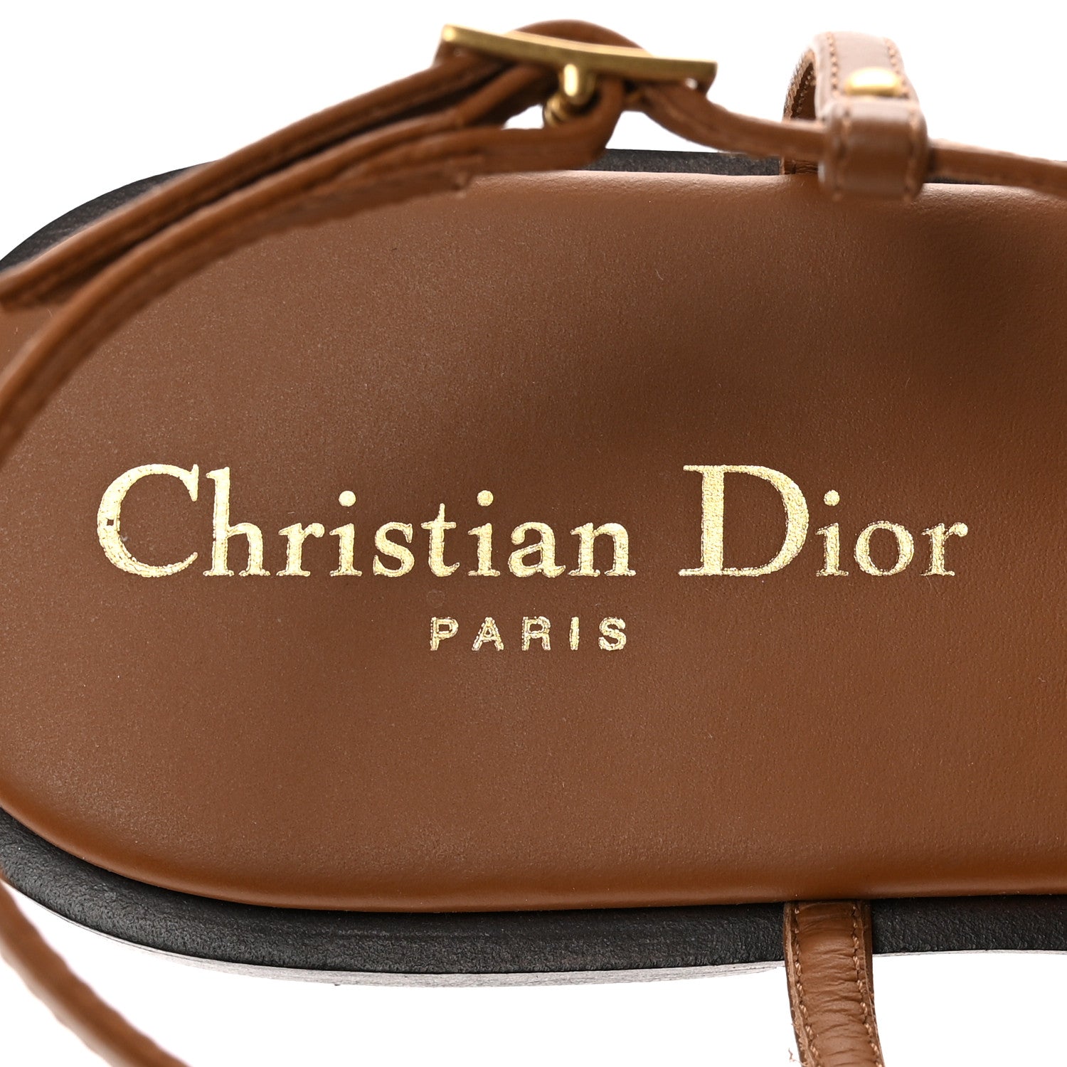 Christian Dior Calfskin C'est Dior Sandals 39 Cuir 1869362