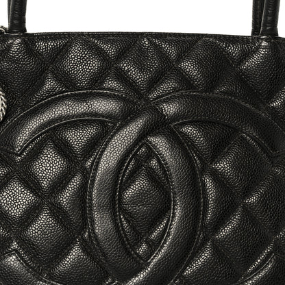 Chanel Caviar Quilted Medallion Tote Black 9 of 11