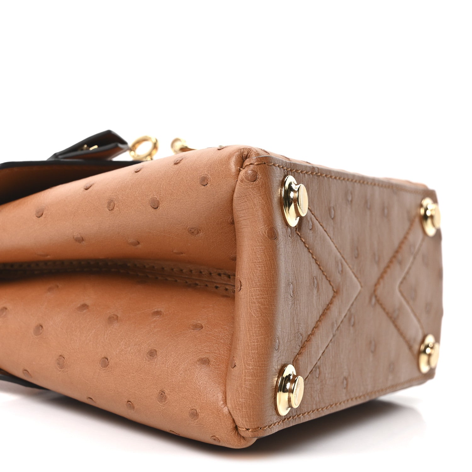 Louis Vuitton Ostrich Rose Des Vents Mini Cognac 1838782