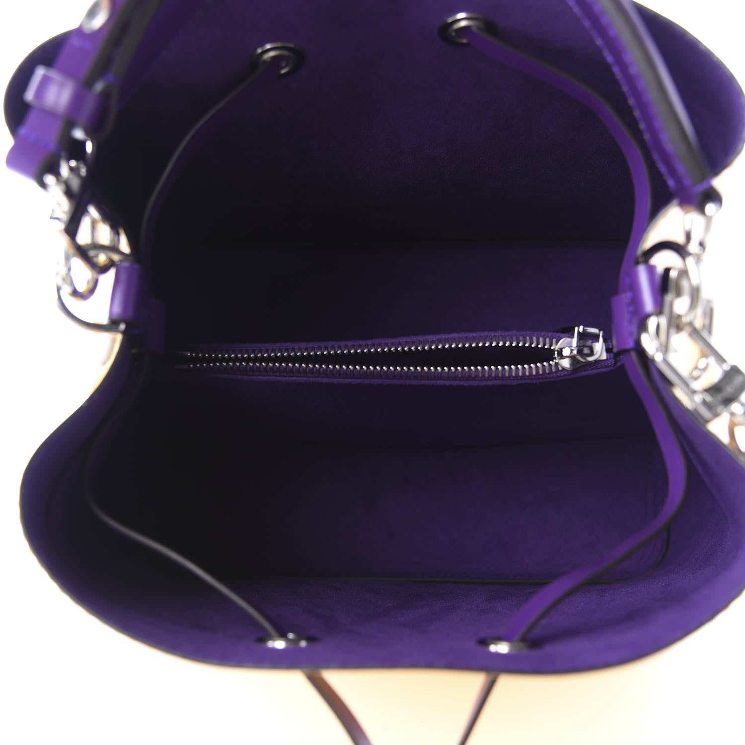 Louis Vuitton Epi NeoNoe MM Citron Violet 5 of 10