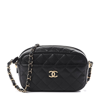 Chanel Caviar Quilted Camera Case Black 1 of 9