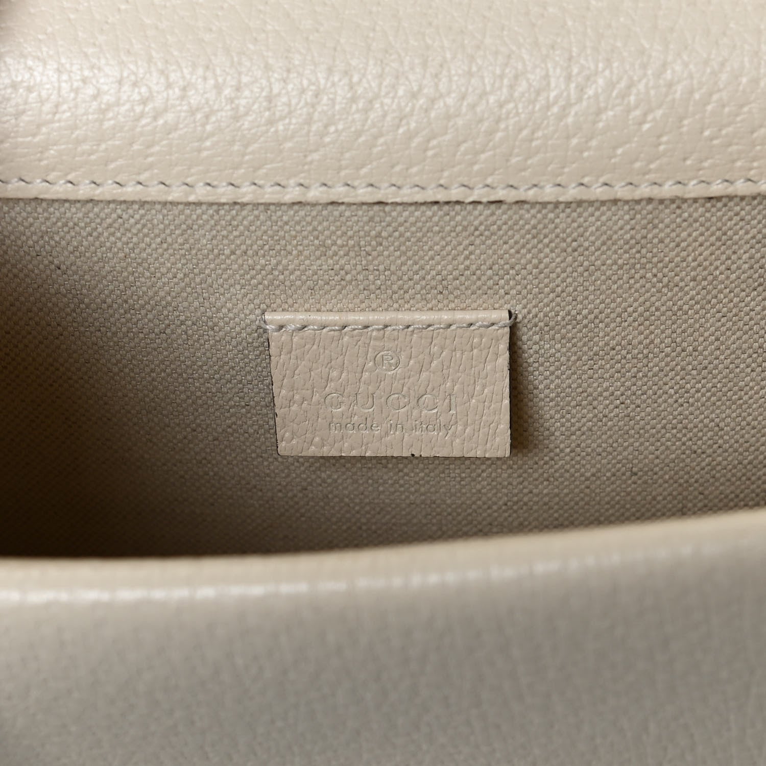 Gucci Textured Calfskin Crystal Mini Dionysus Shoulder Bag Mystic White 6 of 12