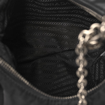 Prada Tessuto Nylon Saffiano Re-Edition 2006 Shoulder Bag Black 5 of 9