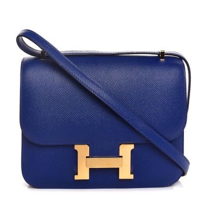 Hermes Epsom Constance 18 Bleu Electrique 1 of 31