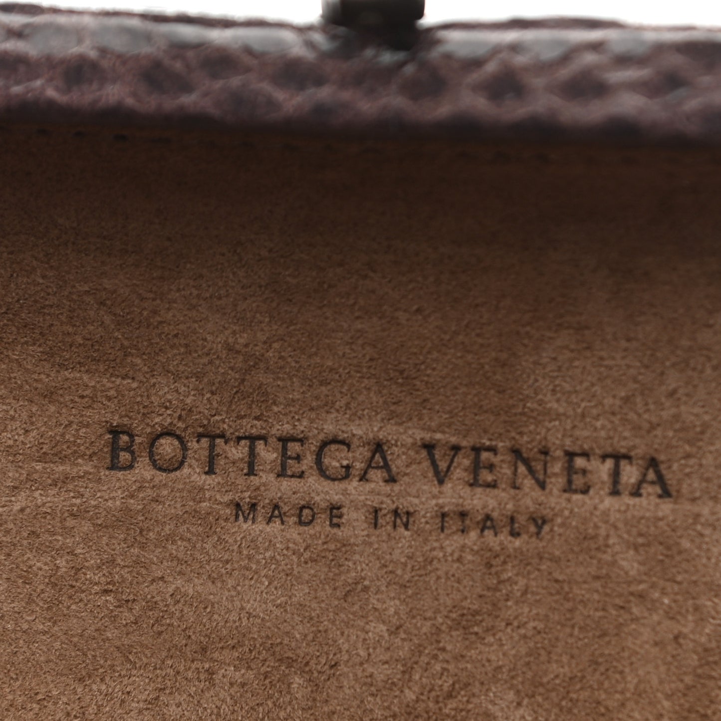 Nappa Intreccio Ayers Knot Clutch Brown