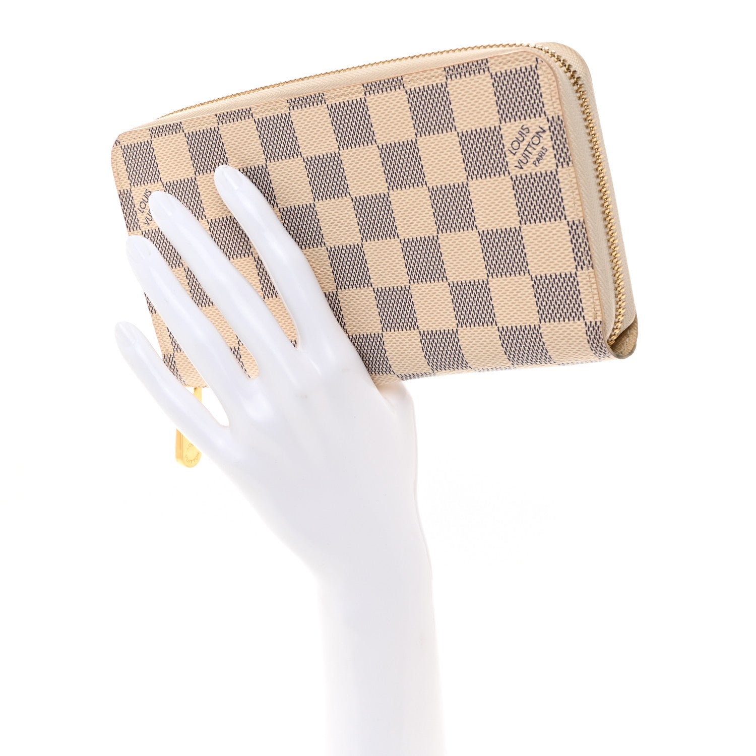 Louis Vuitton Damier Azur Zippy Wallet 2 of 7