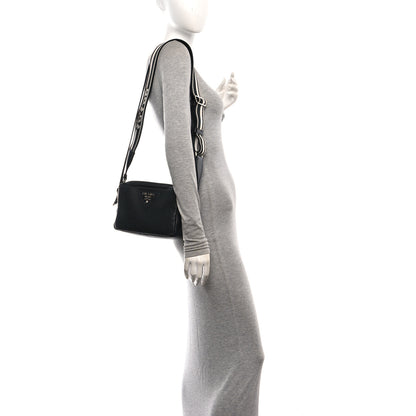 Prada Vitello Daino Soft Camera Crossbody Black 2 of 11