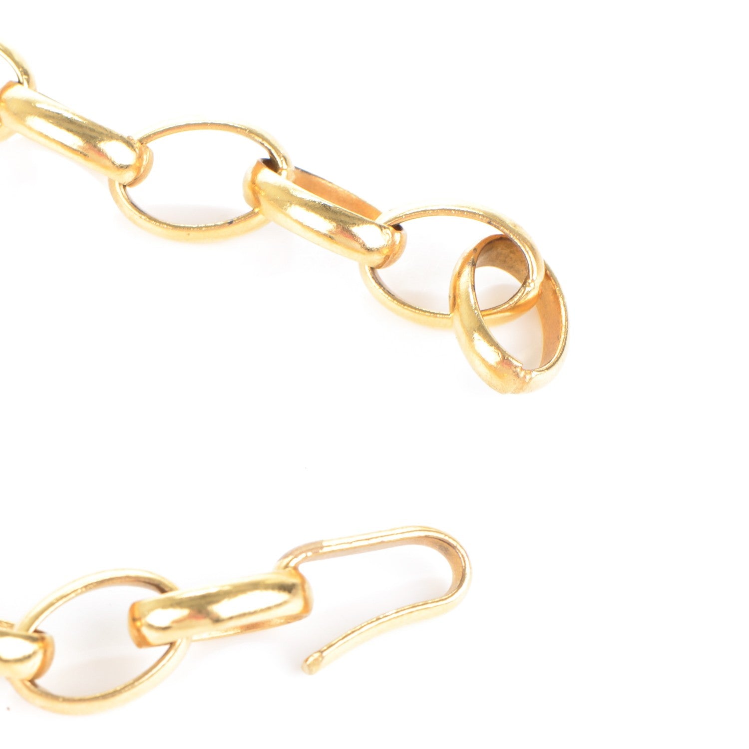 Chanel CC Medallion Long Chain Necklace Gold 4 of 5