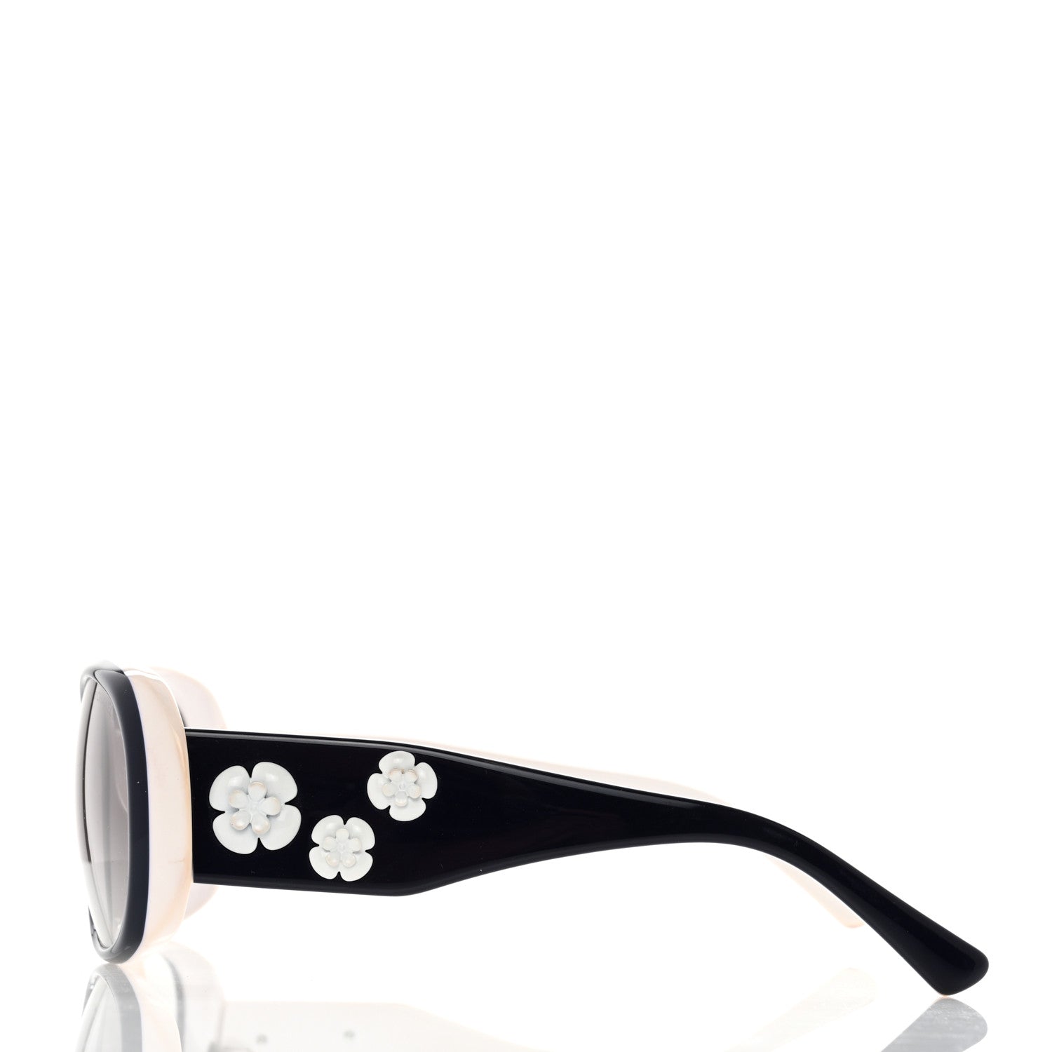 Chanel Camellia CC Sunglasses 5113 Blue White 3 of 9