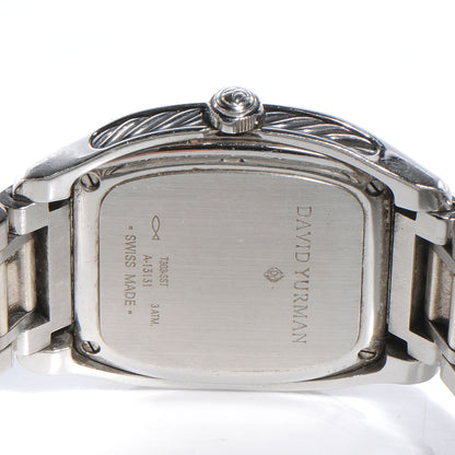 David Yurman Stainless Steel Diamond 32mm Thoroughbred Quartz Watch 3 of 6