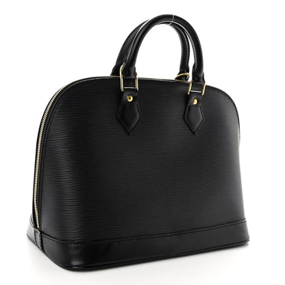 Louis Vuitton LOUIS VUITTON Epi Alma PM Black 3 of 9