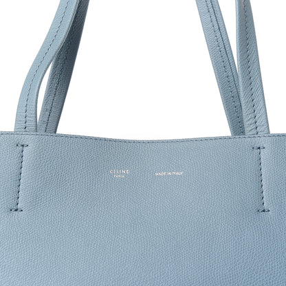 Celine Grained Calfskin Large Horizontal Cabas Phantom Baby Blue 8 of 9