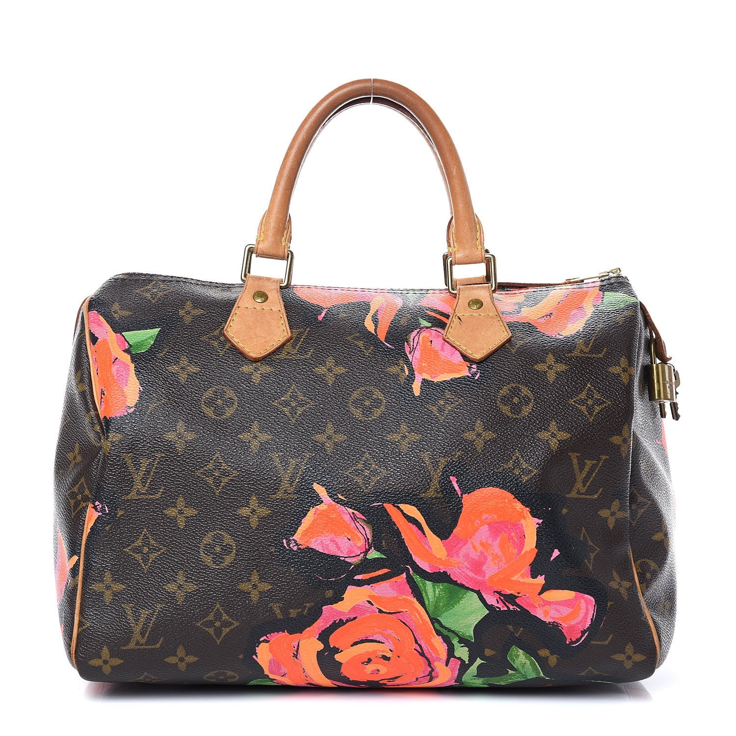 Louis Vuitton Monogram Roses Speedy 30 1 of 19