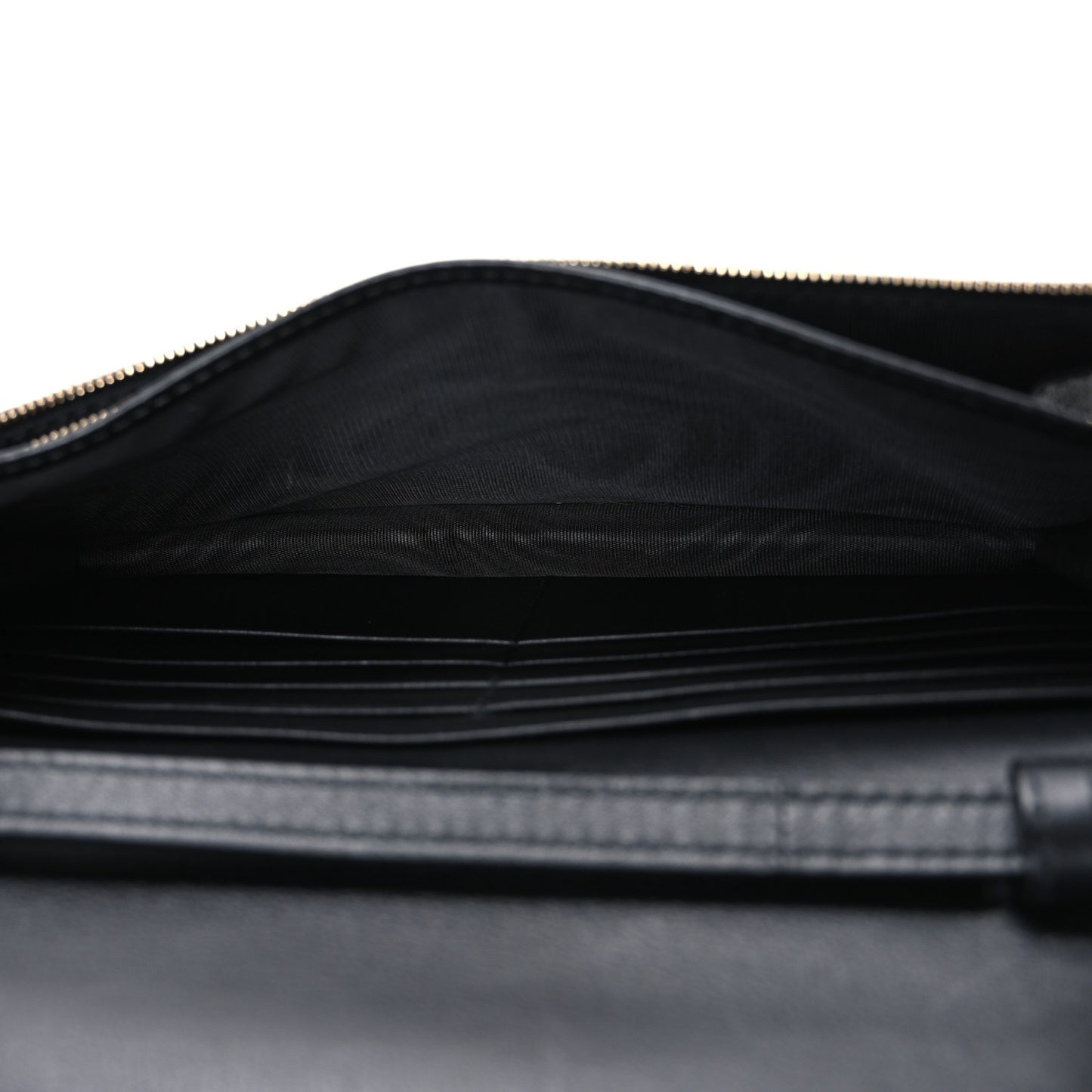 Microguccissima Crossbody Wallet Black
