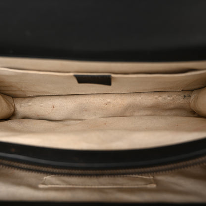 Gucci Calfskin Bamboo Web Large Dionysus Top Handle Bag Black Bright Evergreen Hibiscus Red 5 of 14