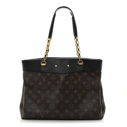 Louis Vuitton Monogram Pallas Shopper Black 1 of 13