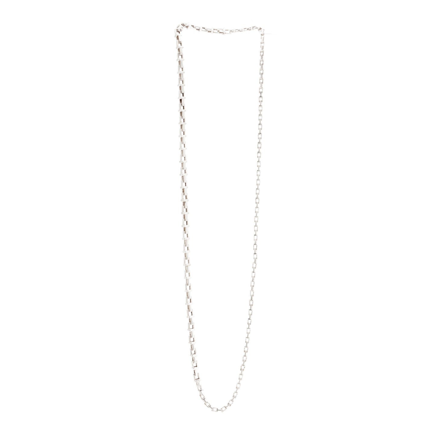 Sterling Silver Interchangeable T Chain Necklace