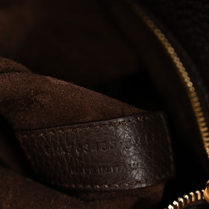 Saint Laurent Grained Deerskin Bea Tote Musk 7 of 14