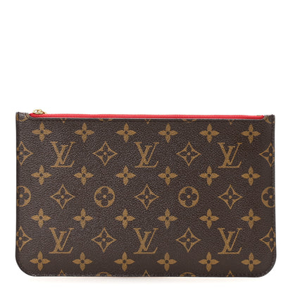 Louis Vuitton Monogram Neverfull MM GM Pochette Cherry 1 of 6