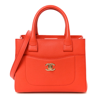 Chanel Grained Calfskin Mini Neo Executive Shopper Tote Red 1 of 11
