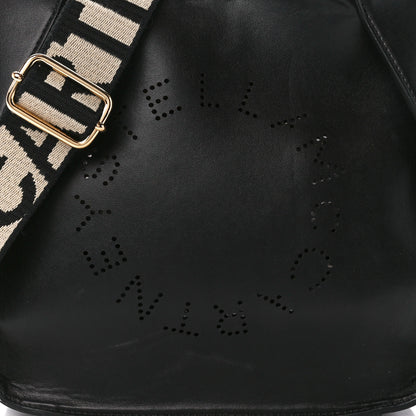 Stella McCartney Eco Alter Nappa Perforated Logo Mini Crossbody Black 8 of 12