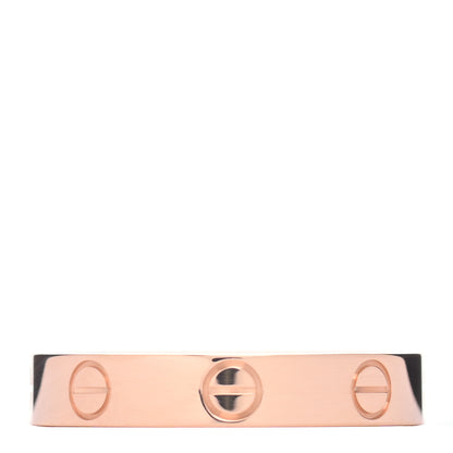 Cartier 18K Pink Gold 3.5mm LOVE Wedding Band Ring 54 7 1 of 4