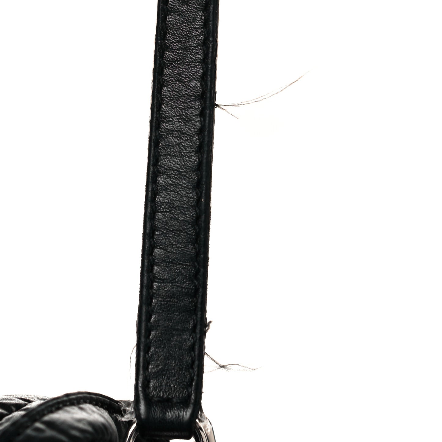 Nylon Small Coco Cocoon Messenger Bag Black