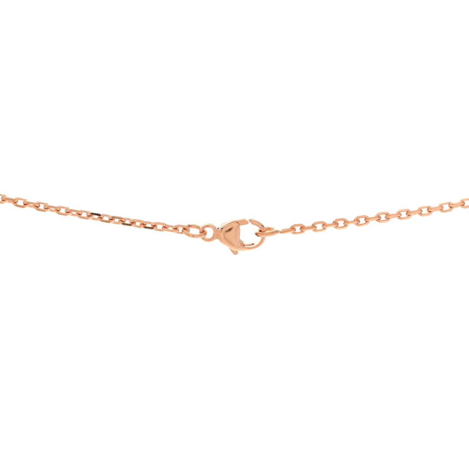 Hermes Lacquered Rose Gold Pop H Pendant Necklace White White 4 of 8