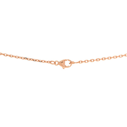 Hermes Lacquered Rose Gold Pop H Pendant Necklace White White 4 of 8