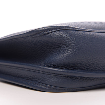 Hermes Taurillon Clemence Evelyne III PM Bleu Abysse 8 of 10