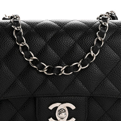 Chanel Caviar Quilted Mini Square Flap Black 7 of 10
