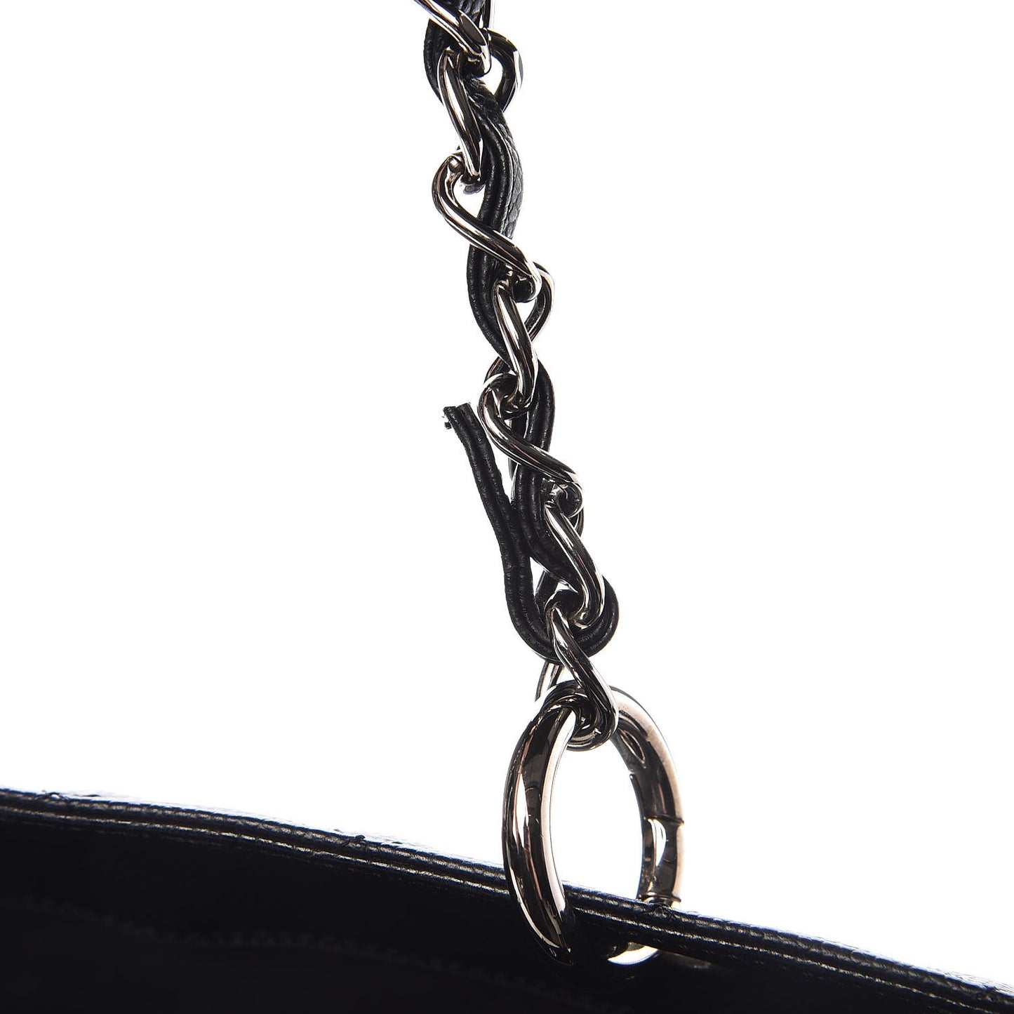 Caviar Quilted Grand Shopping Tote GST Black